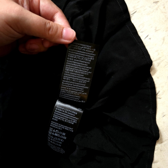 Calvin Klein |  Black Long Sleeve Dress Midi - Picture 10 of 12